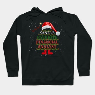 Santa's Favorite Financial Analyst Christmas Gift Hoodie